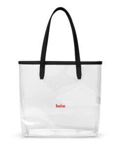 Clear tote bag