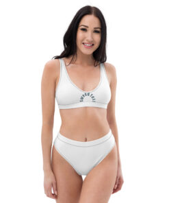 Recycled high-waisted bikini