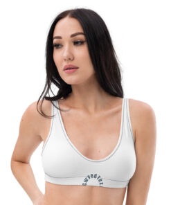 Recycled padded bikini top