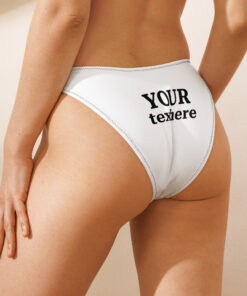 Recycled V-cut bikini bottom