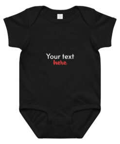 Baby jersey bodysuit