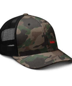 Camouflage trucker hat