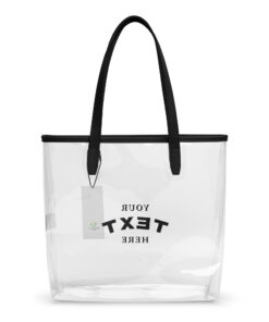 Clear tote bag