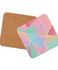 Cork-back coaster