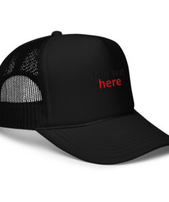 Foam trucker hat
