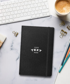 Hardcover bound notebook