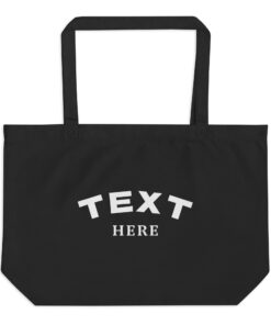 Large organic tote bag