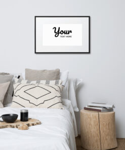 Matte Paper Framed Poster With Mat