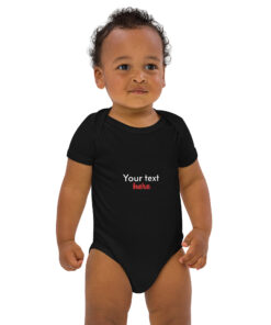 Organic cotton baby bodysuit