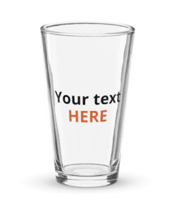Shaker pint glass