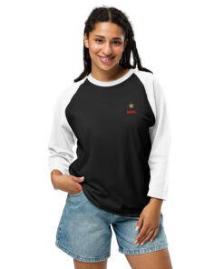 3/4 sleeve raglan shirt
