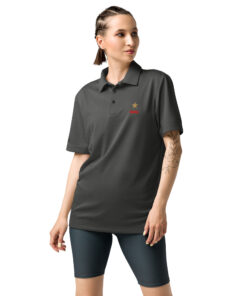 adidas space-dyed polo