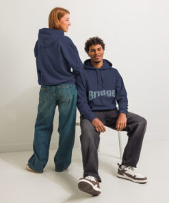 Unisex garment-dyed hoodie