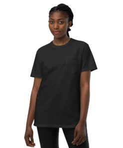 Unisex garment-dyed pocket t-shirt
