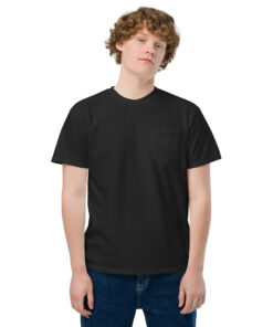 Unisex garment-dyed pocket t-shirt