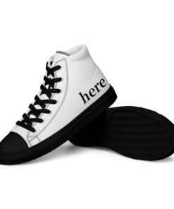 Women’s high top canvas shoes