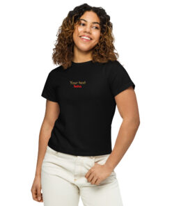 Women’s high-waisted t-shirt